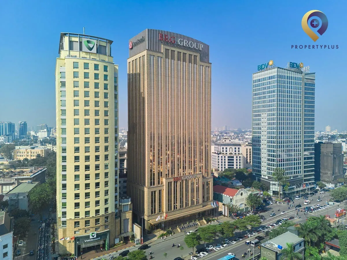 Panoramic view of BRG Tower in Hoan Kiem District, Hanoi.